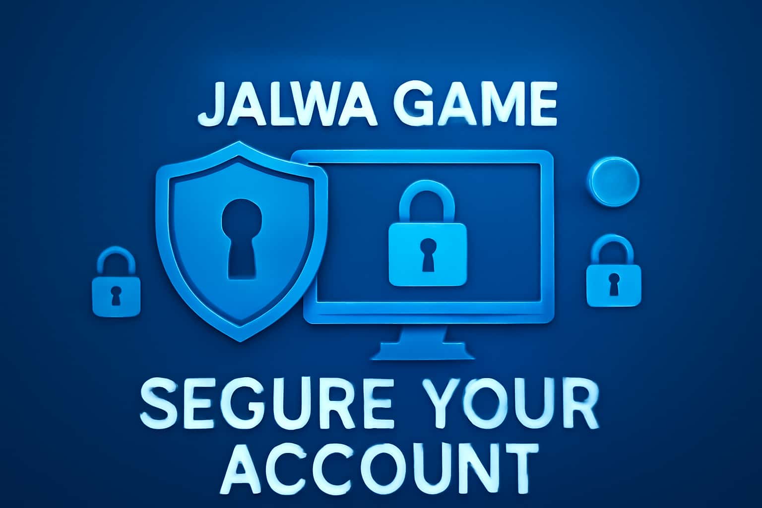 A neutral scene illustrating account security for Jalwa Game.